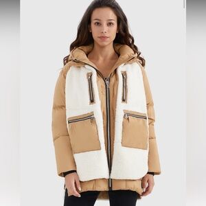 OROLAY Fleece Down Puffer